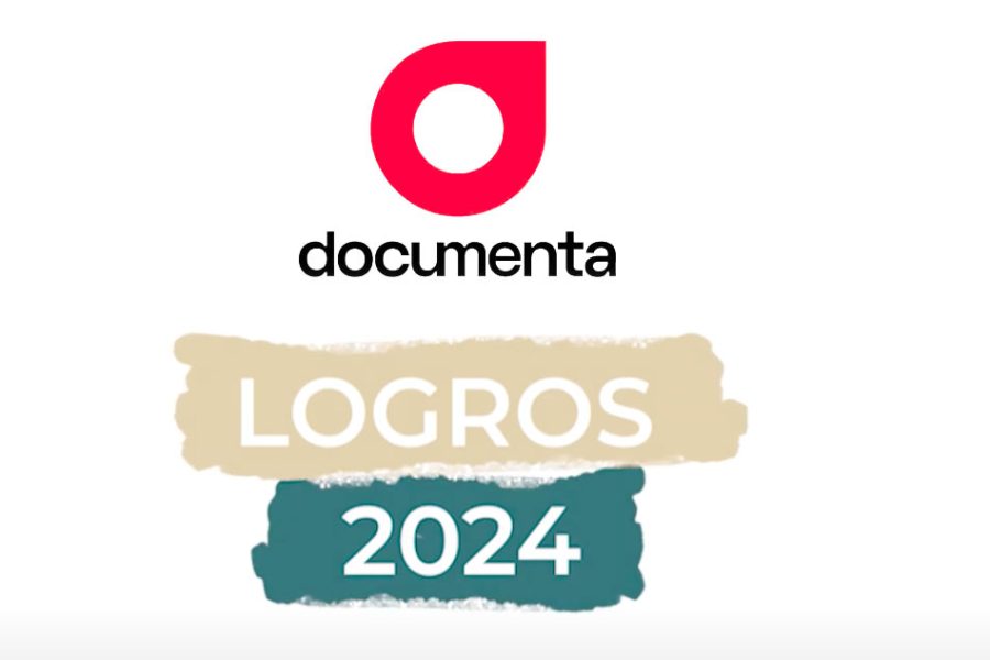 Logo de Documenta y la palabra logros 2024