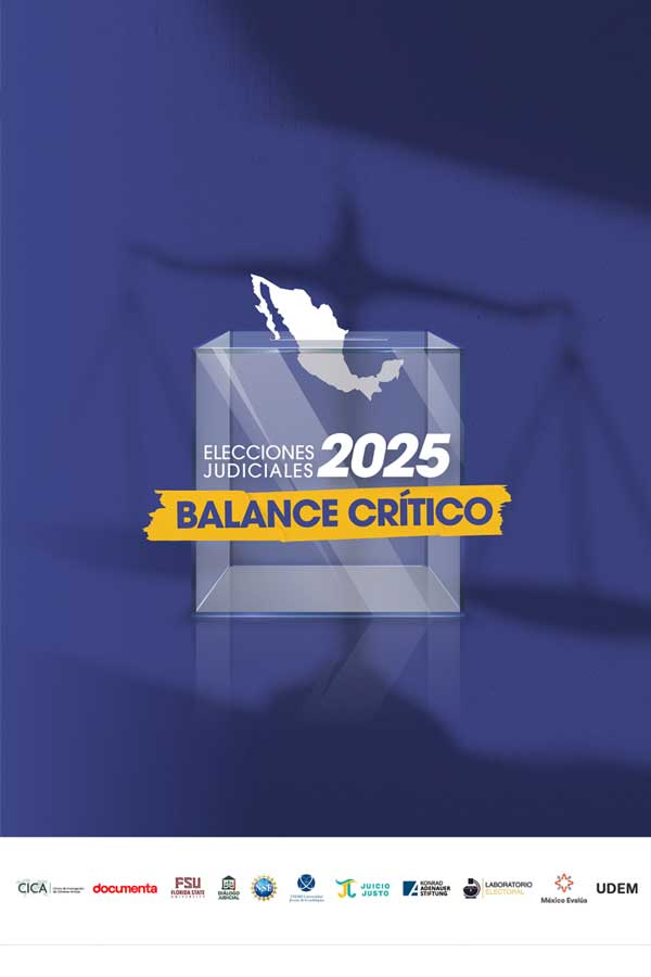Portada del informe eleccciones Judiciales 2025