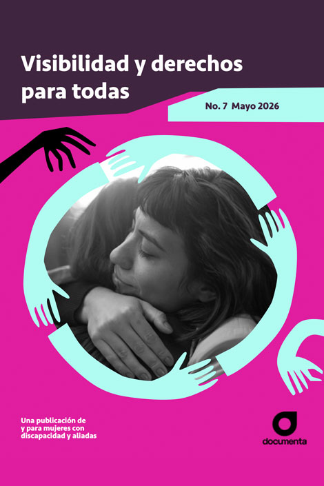 Portada de la revista. En ella la fotografía en blanco y negros de dos mujeres abrazadas.